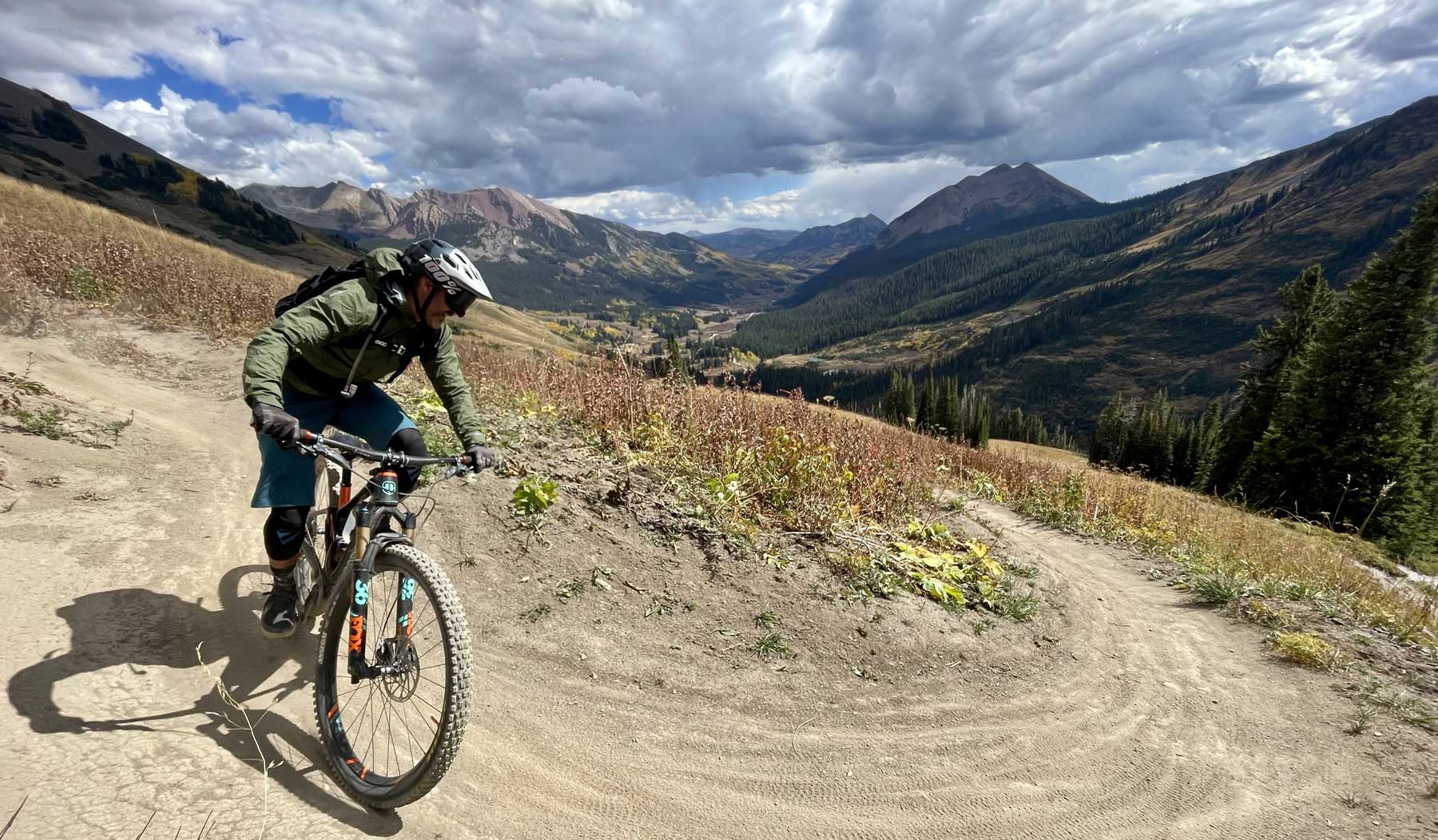 Rider enjoying a Mountain Biking Holiday in British Columbia