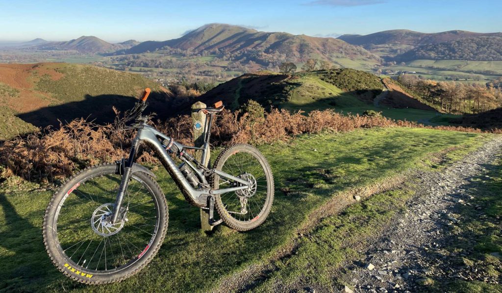 Mountain Bike in the Shropshire hills